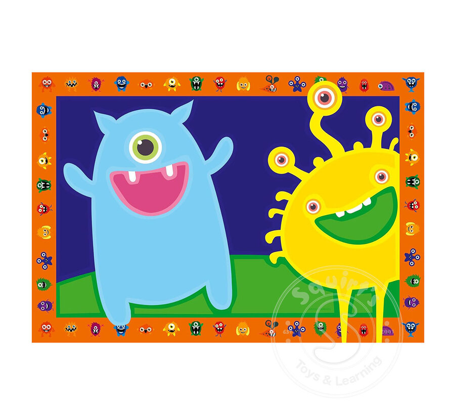 CreArt Junior: Paint by Numbers - Silly Monsters