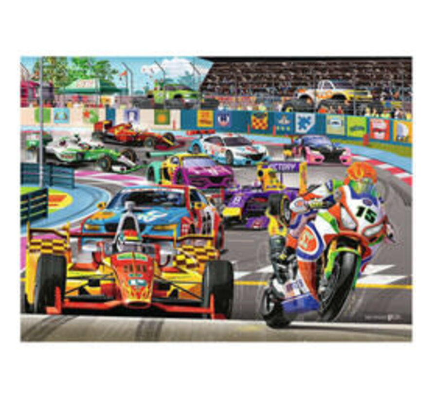 Ravensburger Racetrack Rally Puzzle 60pcs