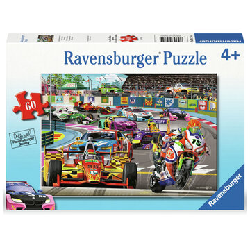 Ravensburger Ravensburger Racetrack Rally Puzzle 60pcs