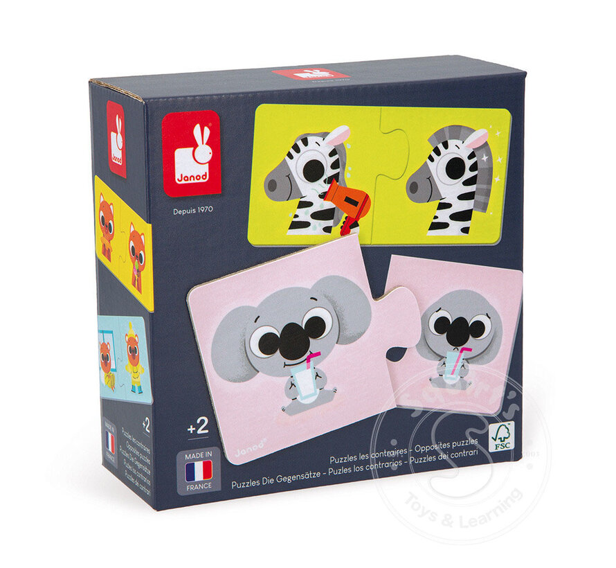 Opposites Puzzle 12 x 2 pc