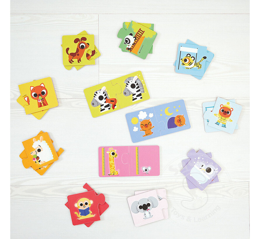 Opposites Puzzle 12 x 2 pc