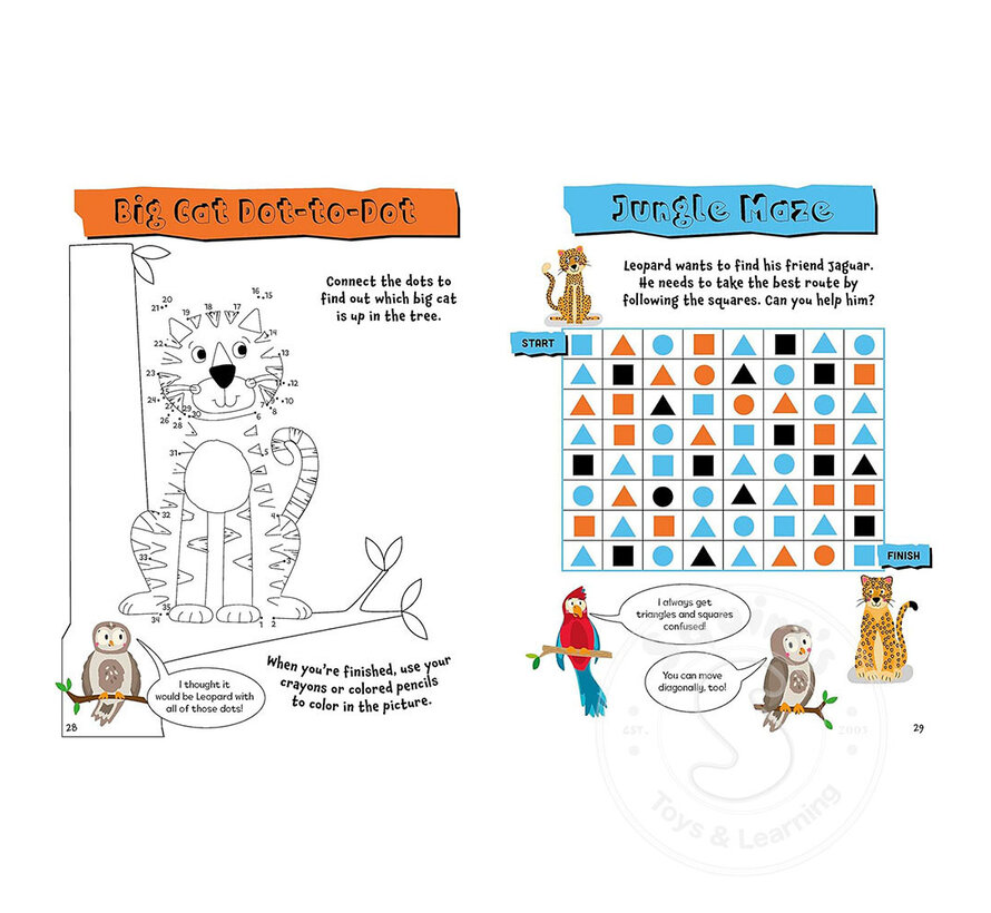 Boredom Busters: Animals Sticker Activity