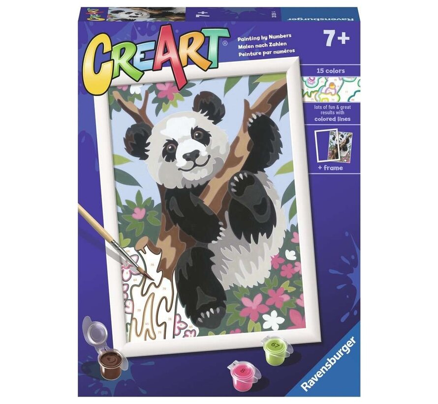 CreArt Paint by Numbers - Playful Panda