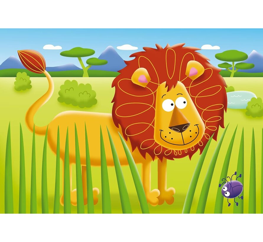 Ravensburger My First Puzzles: On Safari  2, 3, 4, 5 pc Puzzles