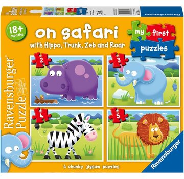 Ravensburger Ravensburger My First Puzzles: On Safari  2, 3, 4, 5 pc Puzzles