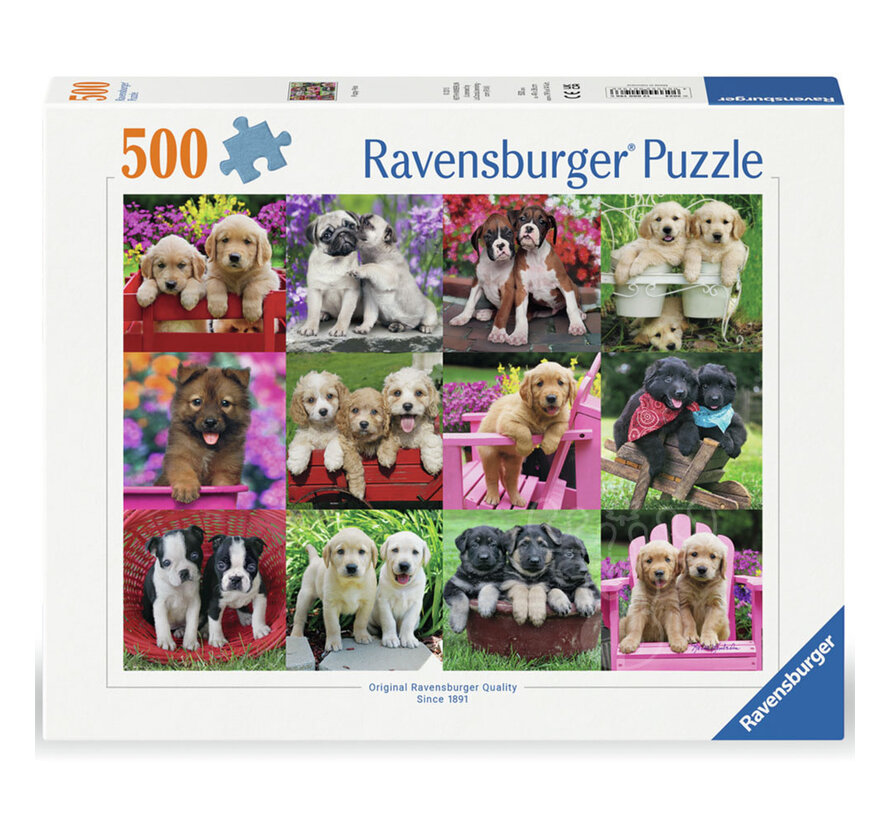 Ravensburger Puppy Pals Puzzle 500 pcs