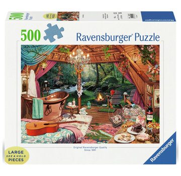 Ravensburger Ravensburger Cozy Glamping Large Format Puzzle 500pcs