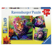 Ravensburger Ravensburger Jungle Babies 3 x 49pcs