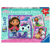 Ravensburger Ravensburger Gabby's Dollhouse Puzzle 3 x 49pcs