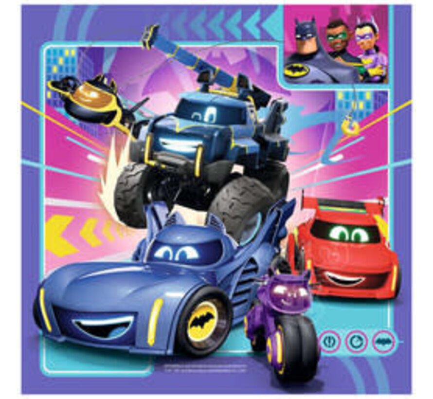 Ravensburger Batwheels Puzzle 3 x 49pcs