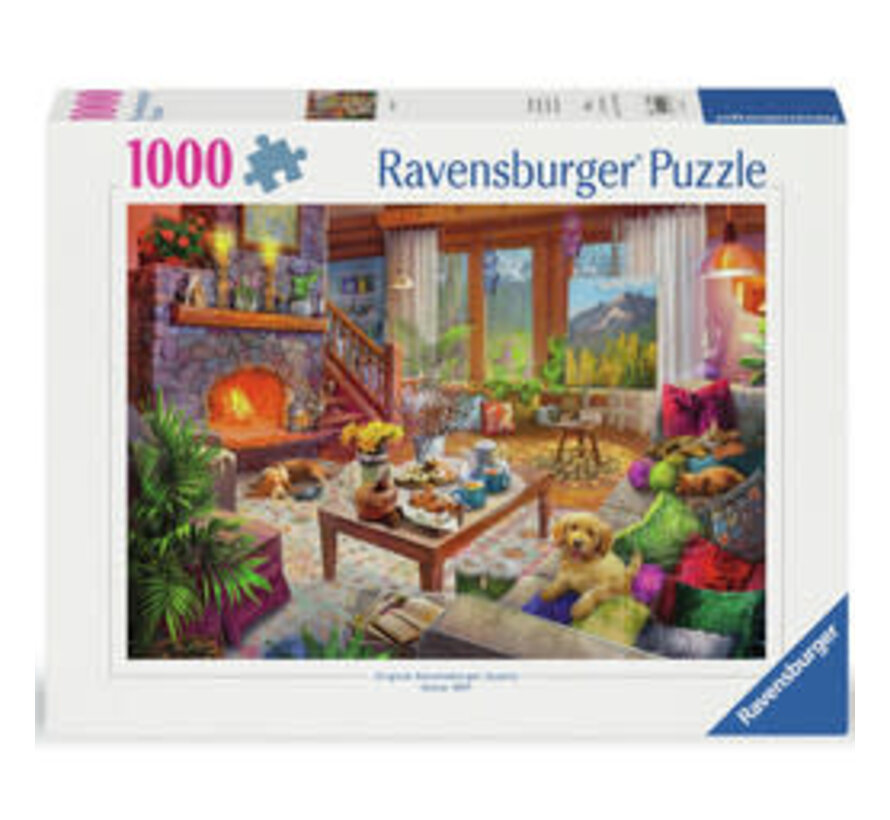 Ravensburger Cozy Cabin Puzzle 1000pcs