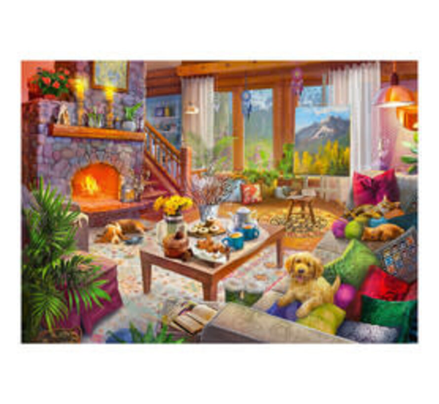 Ravensburger Cozy Cabin Puzzle 1000pcs