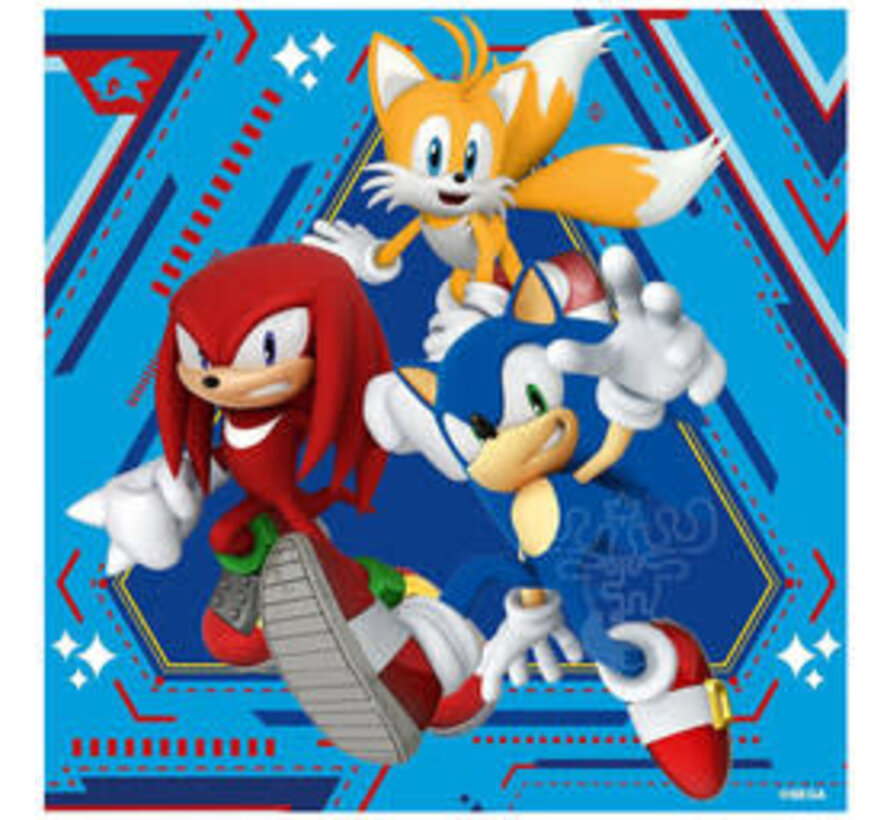 Ravensburger Sonic the Hedgehog Puzzle 3 x 49pcs