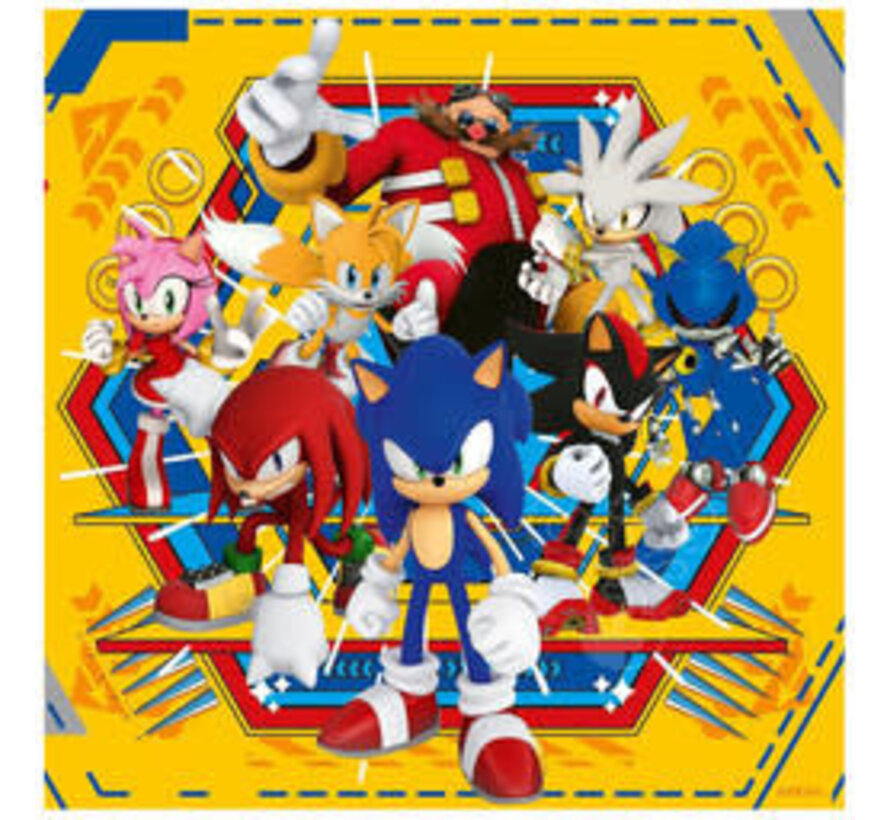 Ravensburger Sonic the Hedgehog Puzzle 3 x 49pcs