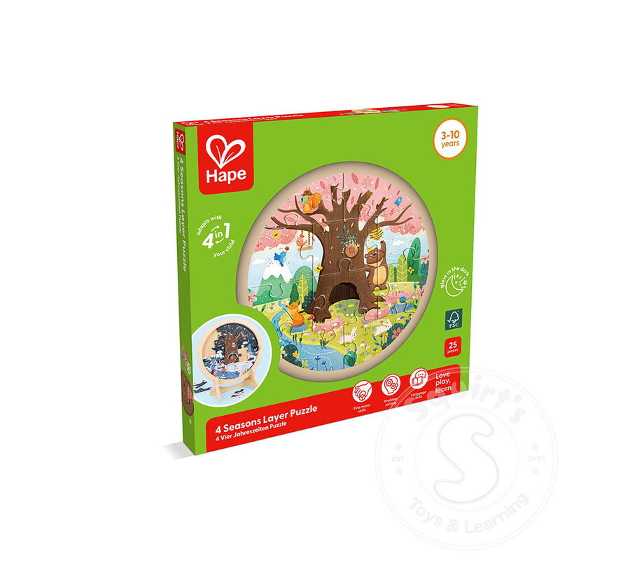 Hape 4 Seasons Layer Puzzle