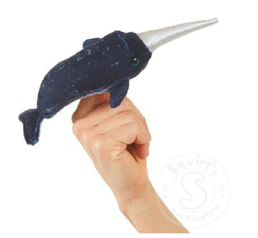 Folkmanis Narwhal Finger Puppet