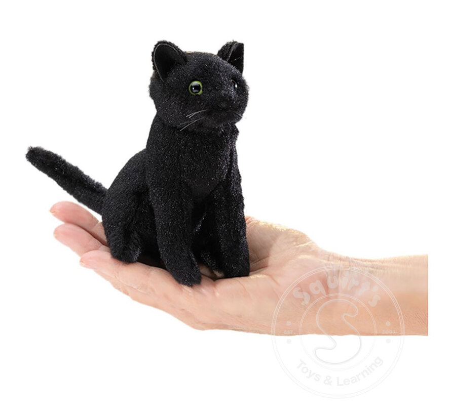 Folkmanis Black Cat Finger Puppet