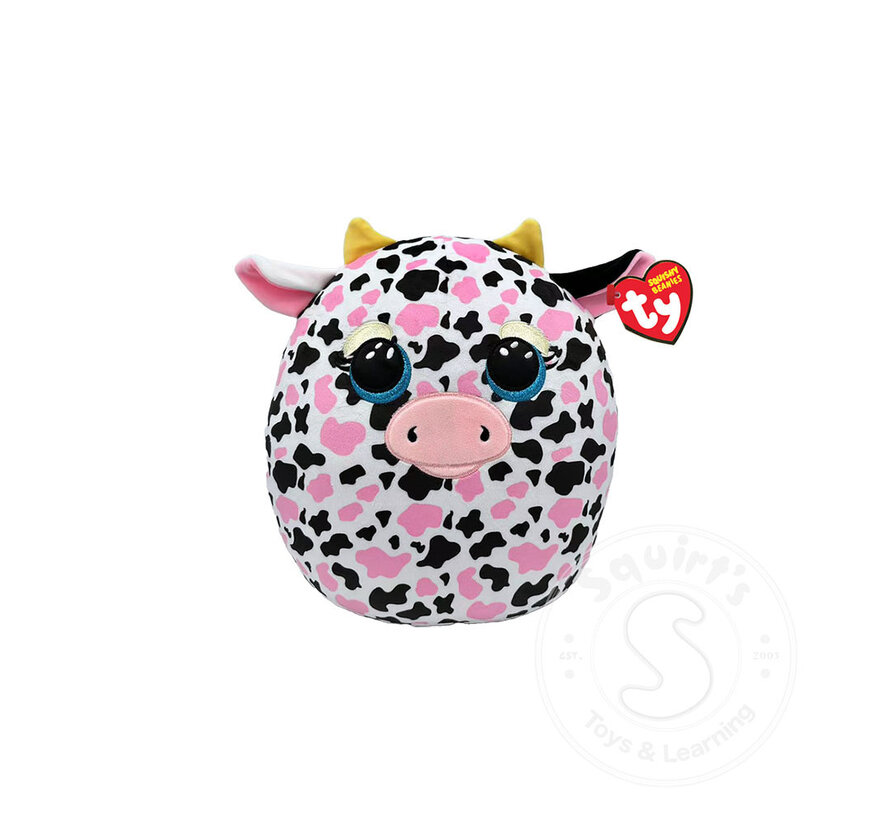TY Squish-A-Boos Milkshake Cow 10”
