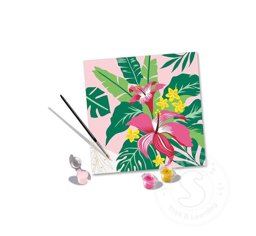 CreArt Paint by Numbers - Tropical Plants - Retired