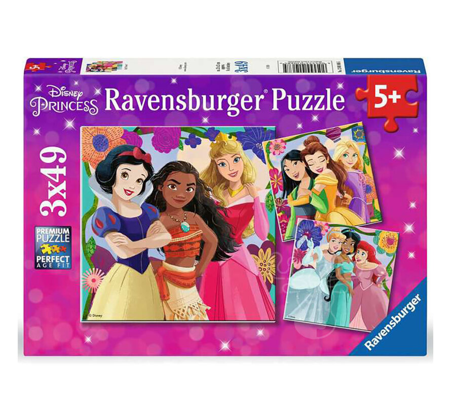 Ravensburger Disney Princess 3 x 49pcs