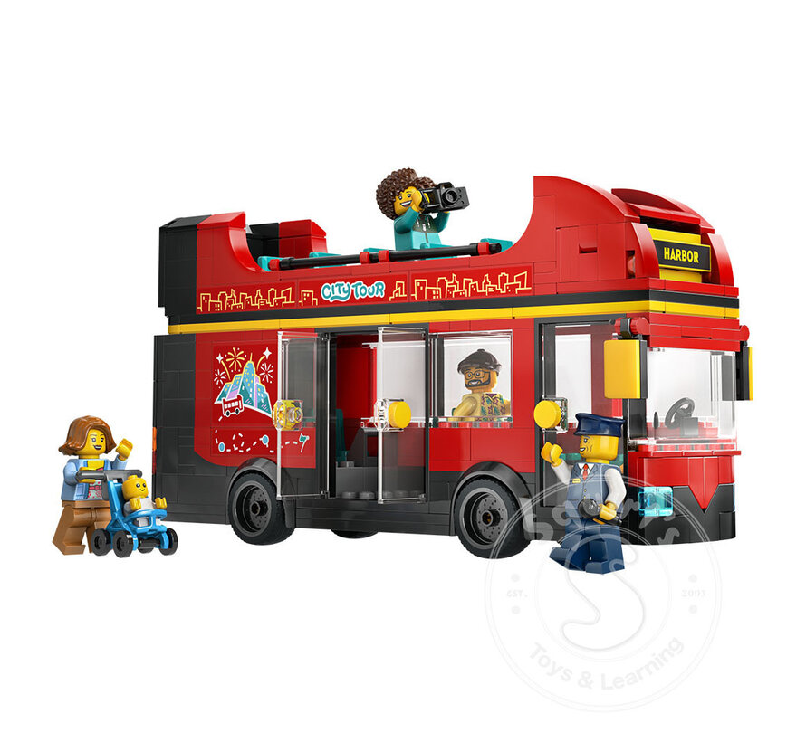 LEGO® City  Red Double-Decker Sightseeing Bus