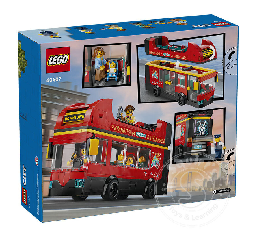 LEGO® City  Red Double-Decker Sightseeing Bus