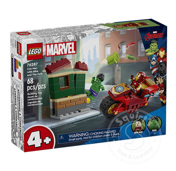 LEGO® LEGO® 4+ Marvel Iron Man with Bike and The Hulk