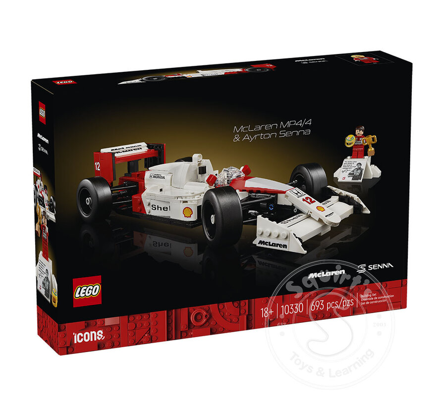 LEGO® Icons McLaren MP4/4 & Ayrton Senna