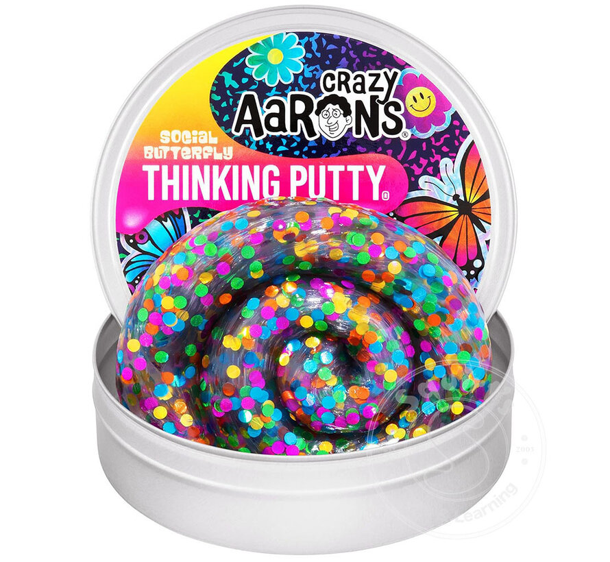 Crazy Aaron's Trendsetters Social Butterfly Thinking Putty