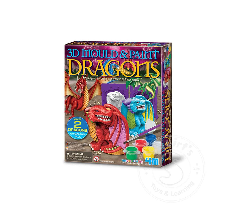 3D Mould & Paint Dragons