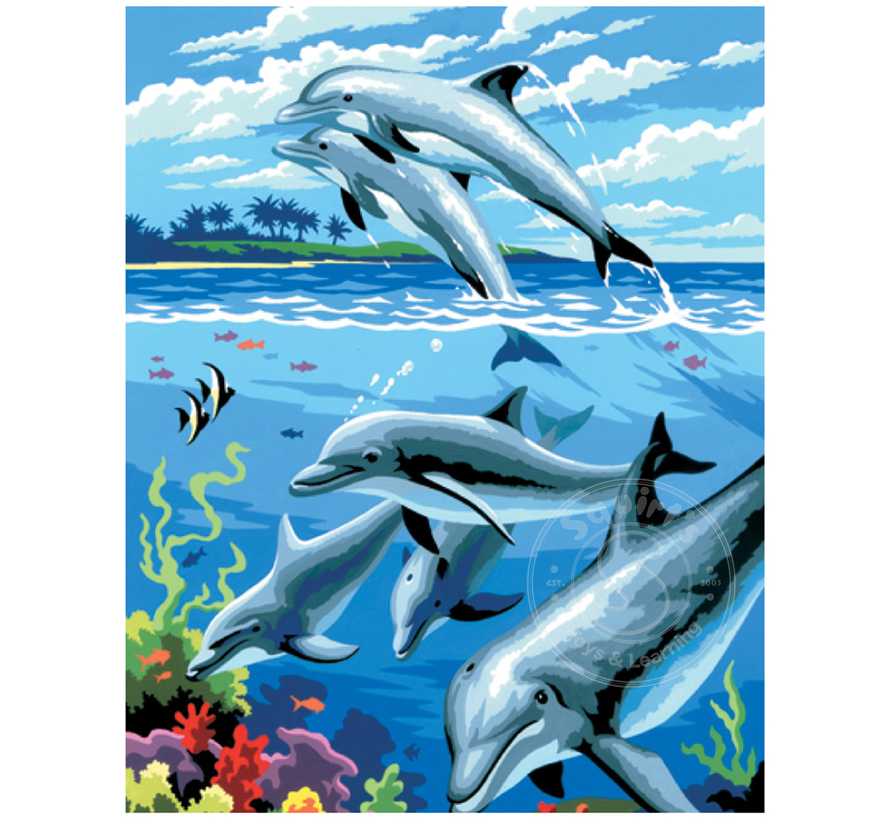 Royal & Langnickel Painting by Numbers Dolphins