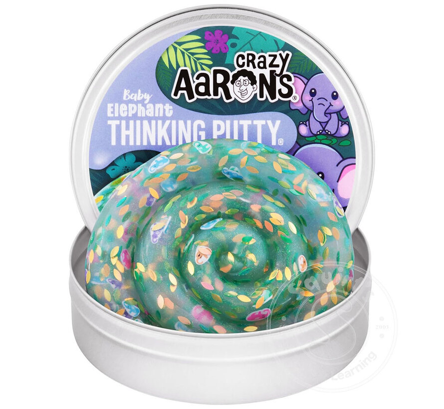 Crazy Aaron's Trendsetters Baby Elephants Thinking Putty