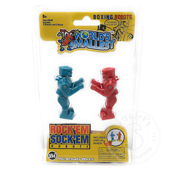 World's Smallest Rock 'Em Sock 'Em Robots