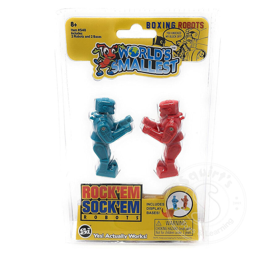World's Smallest Rock 'Em Sock 'Em Robots