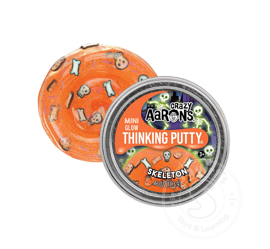 Crazy Aaron's Mini Skeleton Thinking Putty