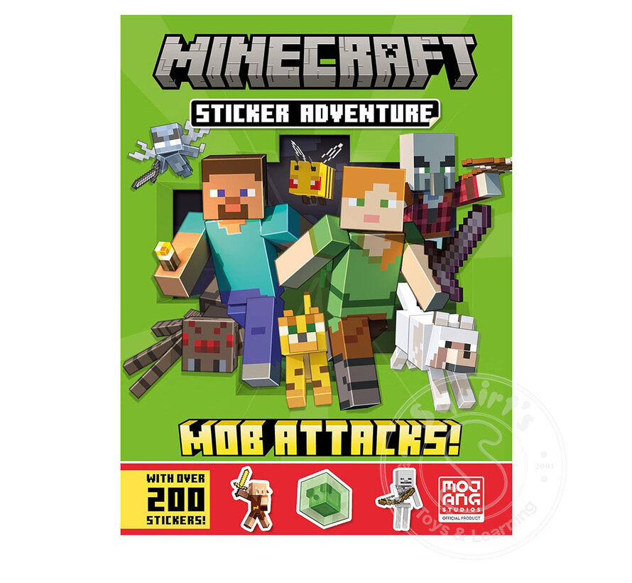 Minecraft Sticker Adventure: Mob Attacks!
