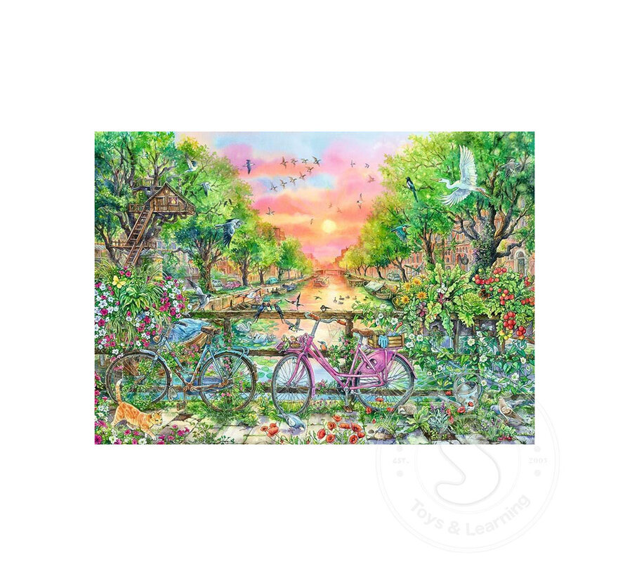 Ravensburger Dreamy Bikes in Amsterdam Puzzle 1000pcs