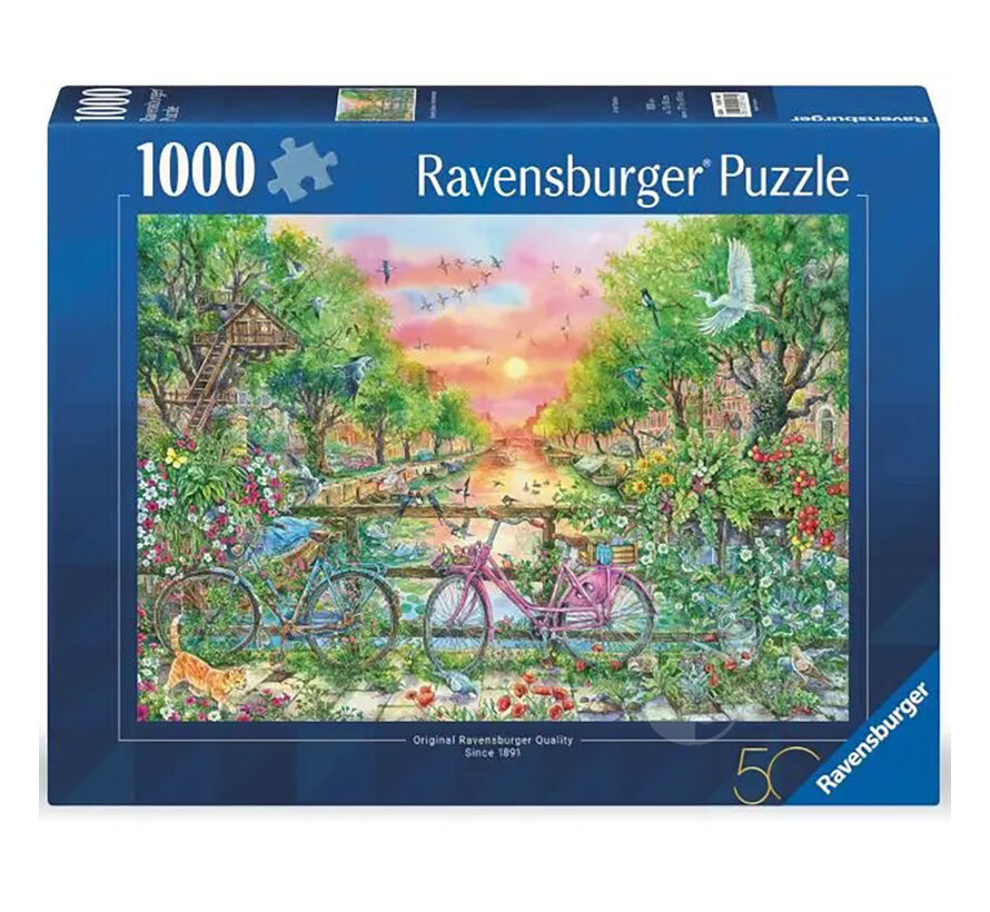 Ravensburger Dreamy Bikes in Amsterdam Puzzle 1000pcs