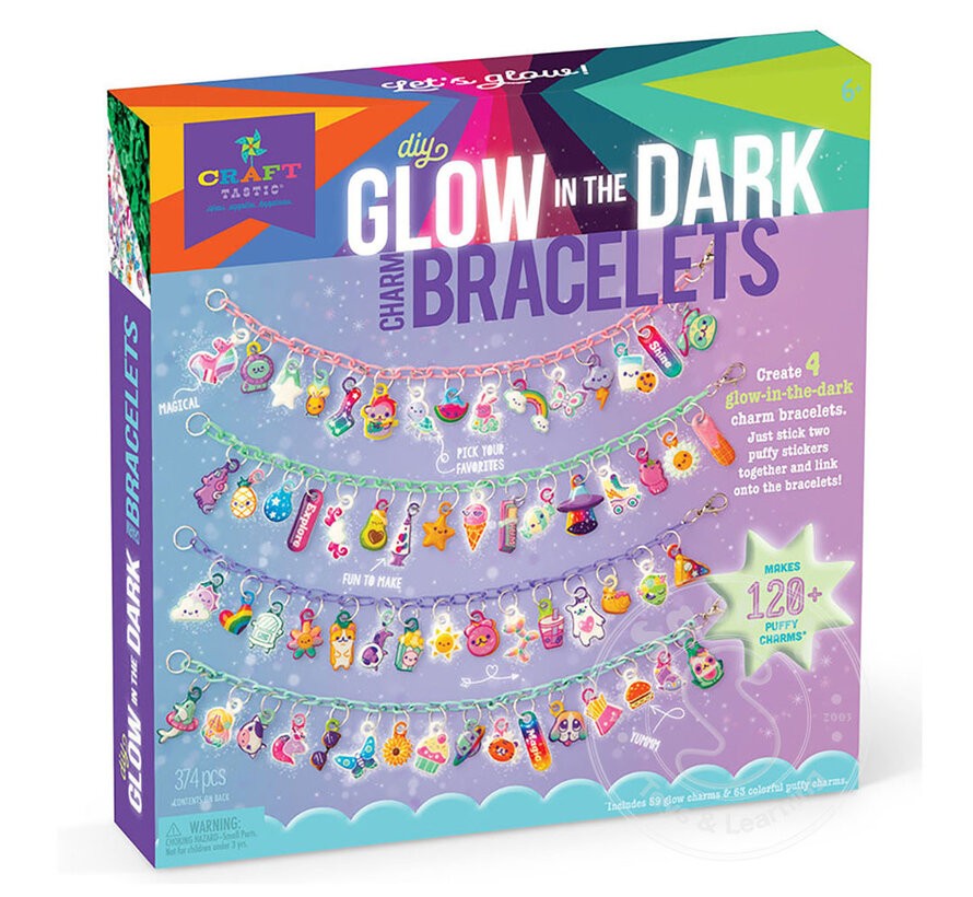 Craft-Tastic Glow in the Dark Charm Bracelets