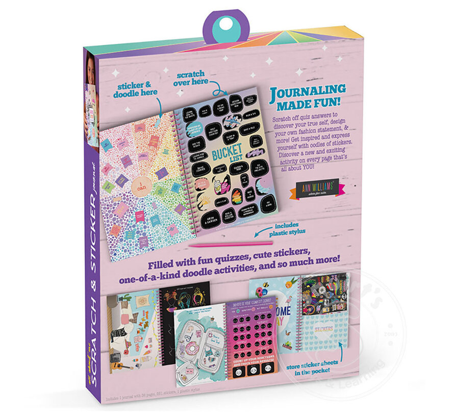 Craft-Tastic Scratch & Sticker Journal