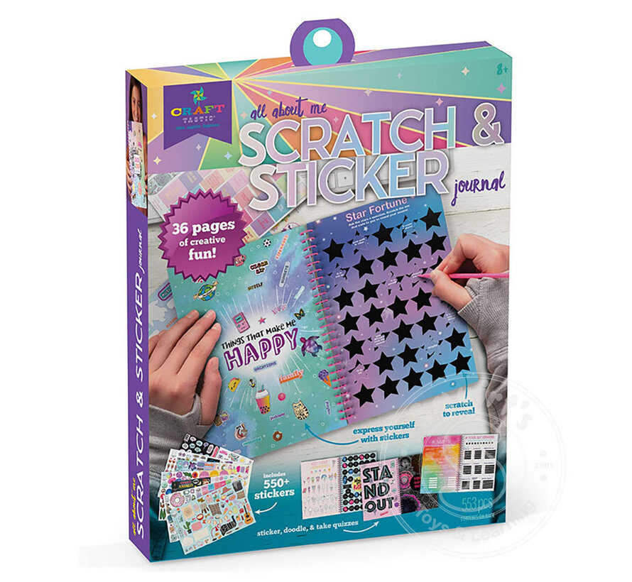 Craft-Tastic Scratch & Sticker Journal