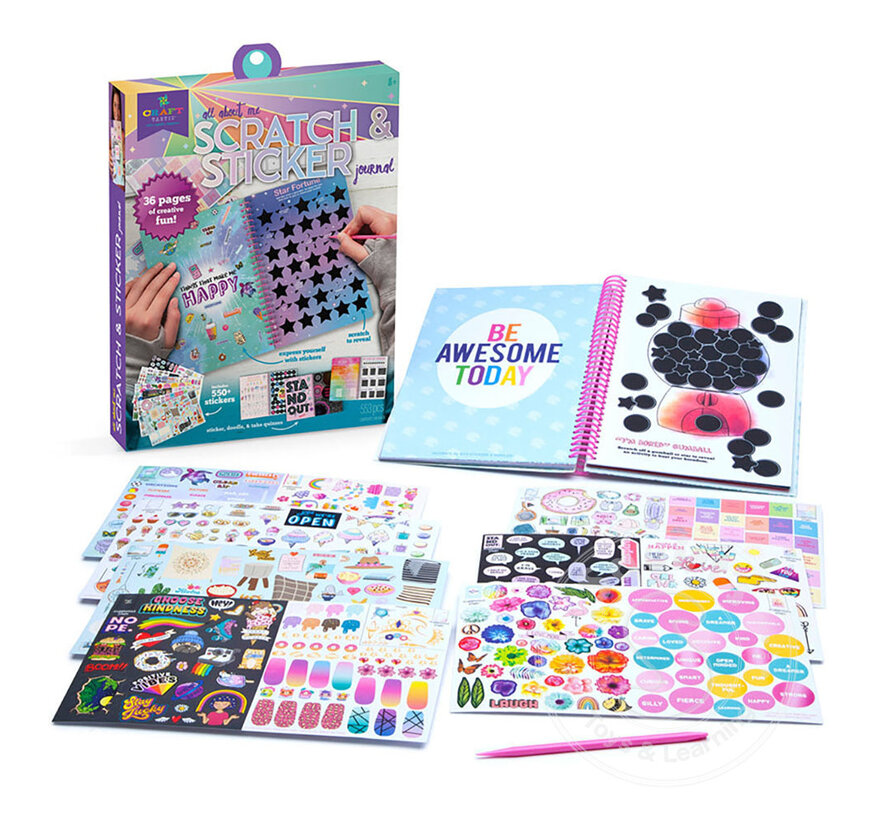 Craft-Tastic Scratch & Sticker Journal