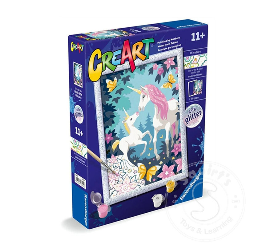 CreArt Paint by Numbers - Hello Little Unicorn