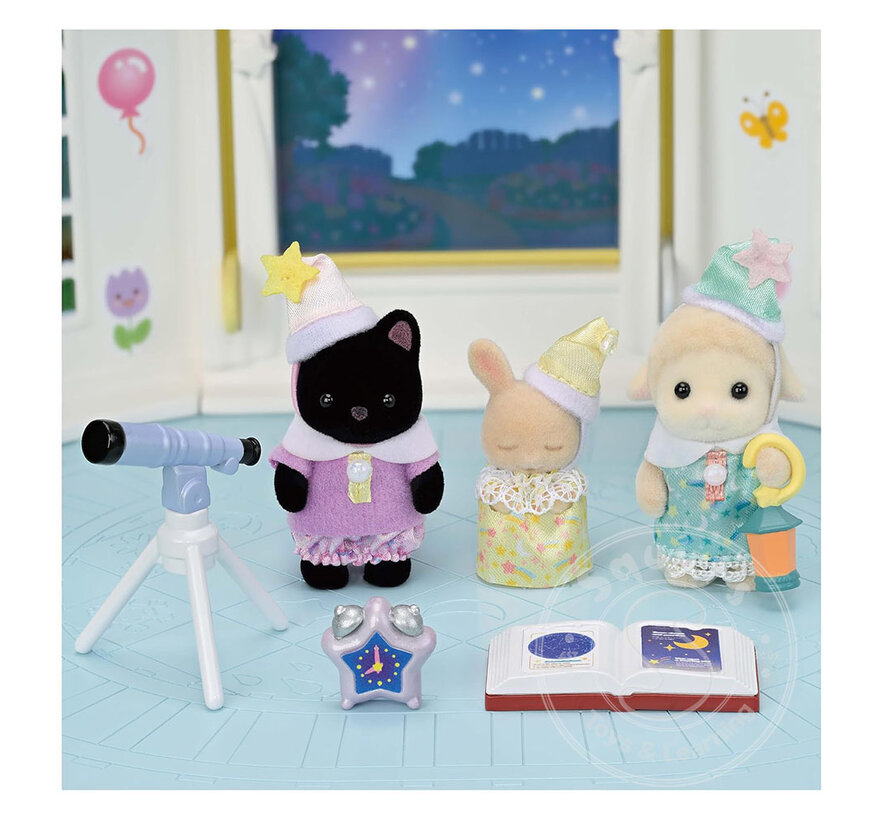 Calico Critters Nursery Friends Sleepover Party Trio