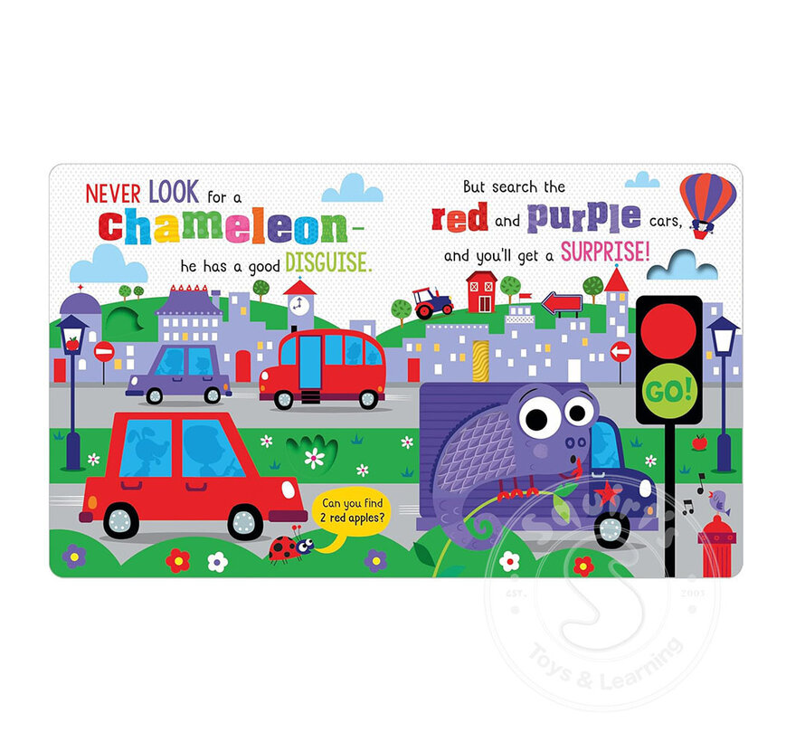 Never Look For A Chameleon! - Board Book