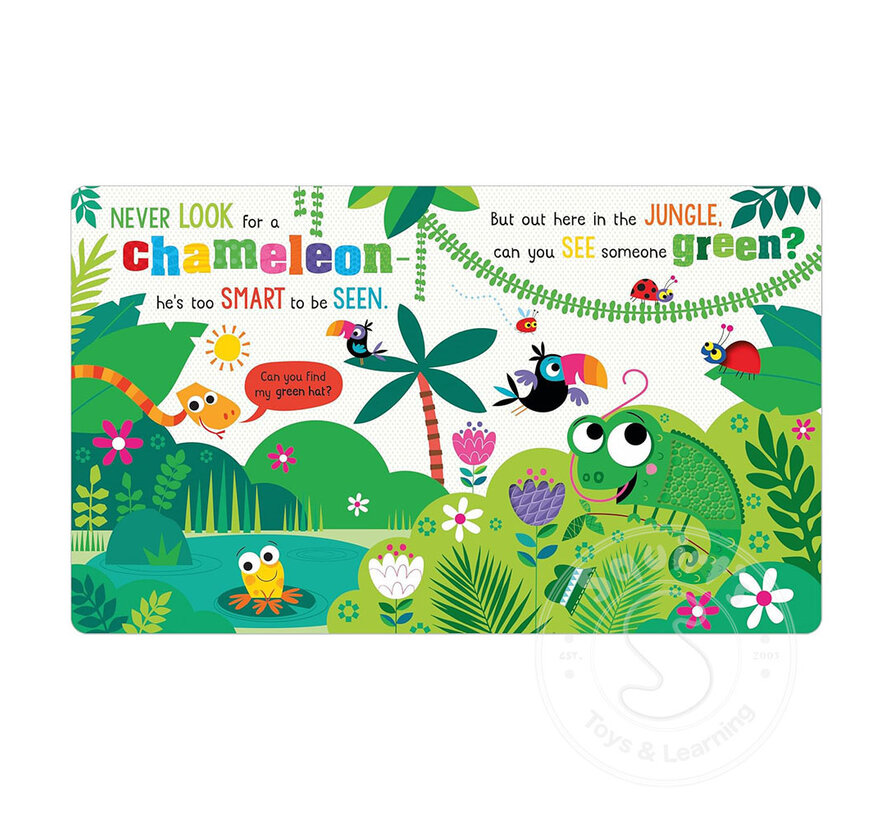 Never Look For A Chameleon! - Board Book