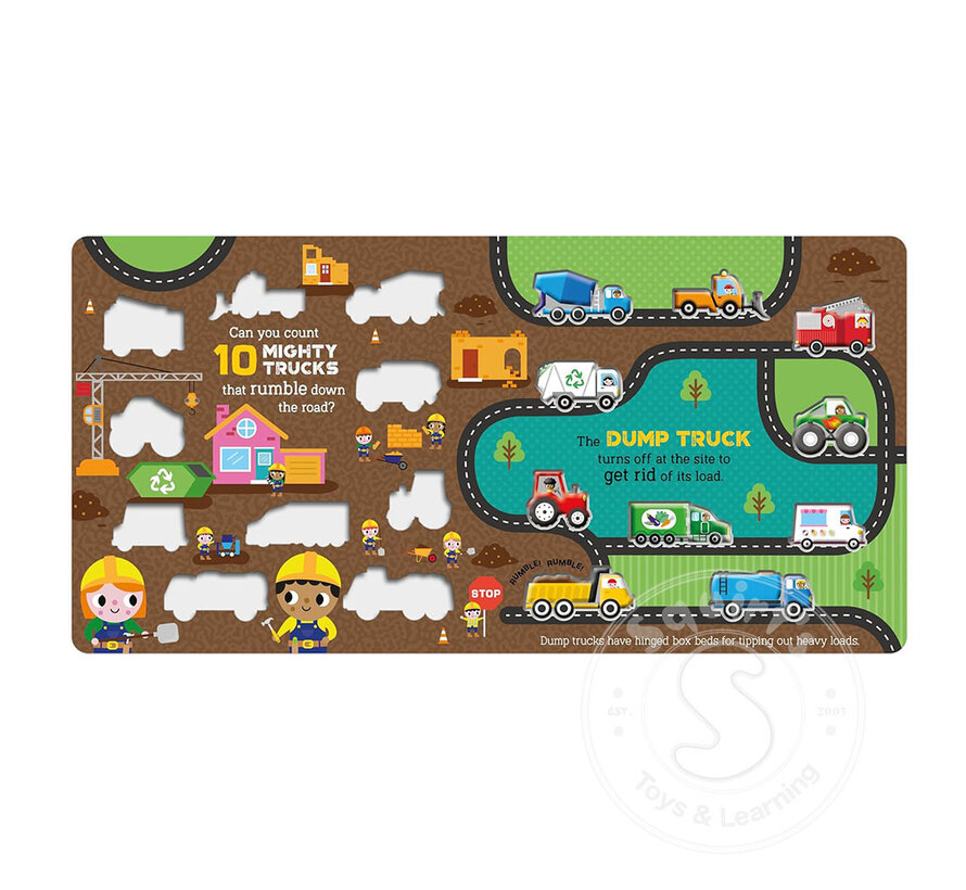 10 Mighty Trucks - Board Book