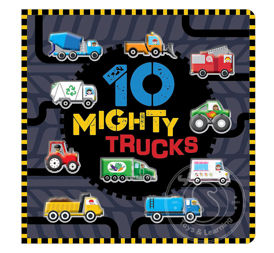 10 Mighty Trucks - Board Book