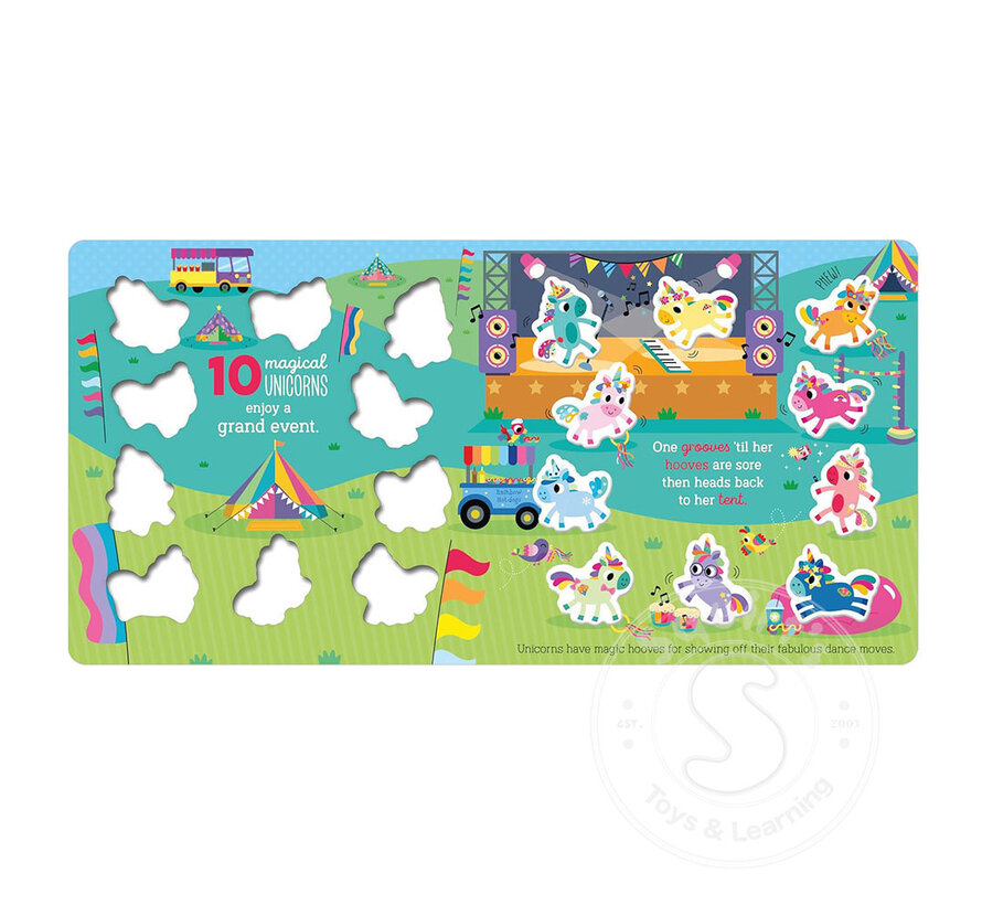 10 Magical Unicorns - Board Book