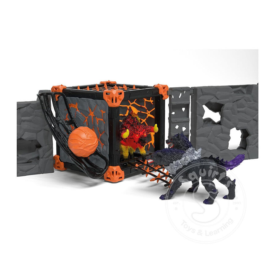 Schleich Eldrador Battle Caves Arena Lava vs Shadow
